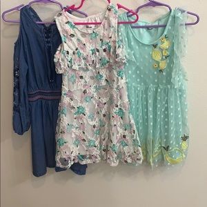 Three dresses $price for all three